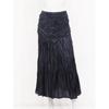 Specchio Rose Pleated Woven Long Skirt 441 244