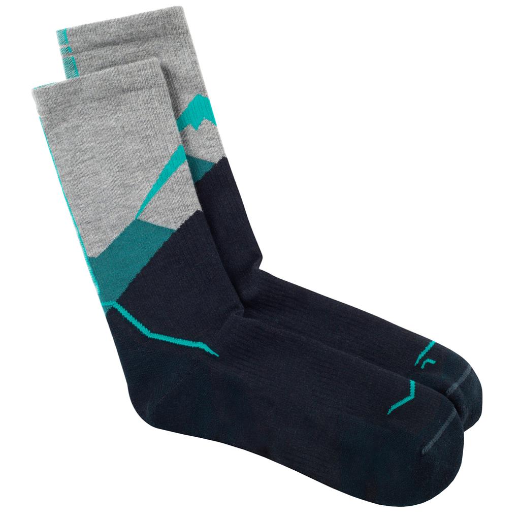 BUFF Merino Lightweight Crew Socks, Unisex black Socks