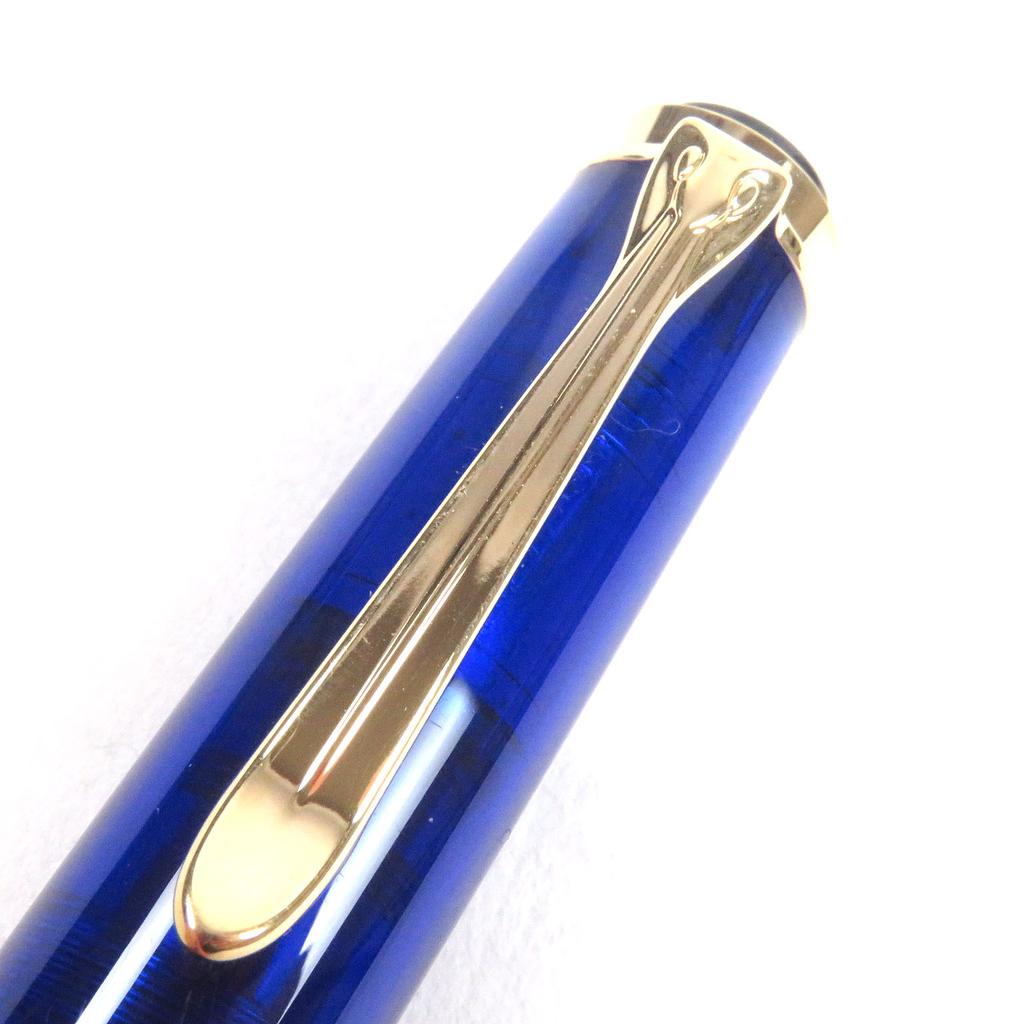 Excellent PERIKAN Fountain Pen Special Liquidation Item, Cap Type Marine Blue Used