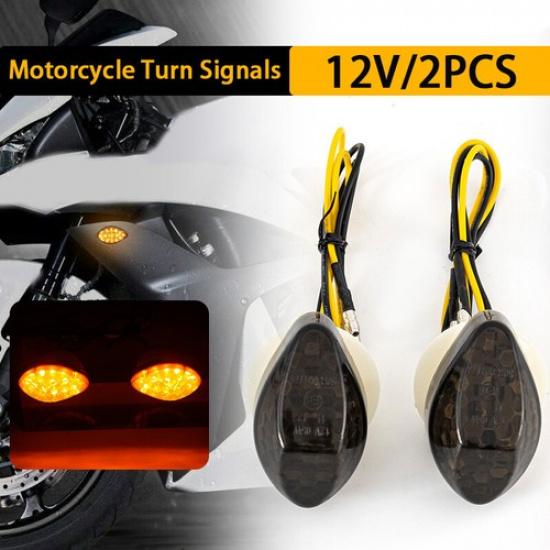 2x Flush Mount LED Turn Signals Light Mounting Kit For Honda CBR 600 F4 1999-00