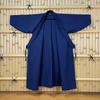 [momoten] [Amazon Exclusive Brand] Original Mizuyagi Kimono (Workwear, Samue, Haori, Bathrobe, Apron) Navy, 120cm Long