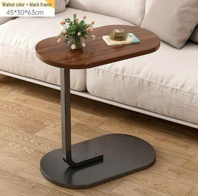 Minimalist Mobile Side Table with Storage for Sofa or Bedside