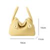Classic Fashion Minimalist Shoulder Crossbody Bag Medium Size Lock Bucket Square Flap Design Large Capacity Daily Use 19cm