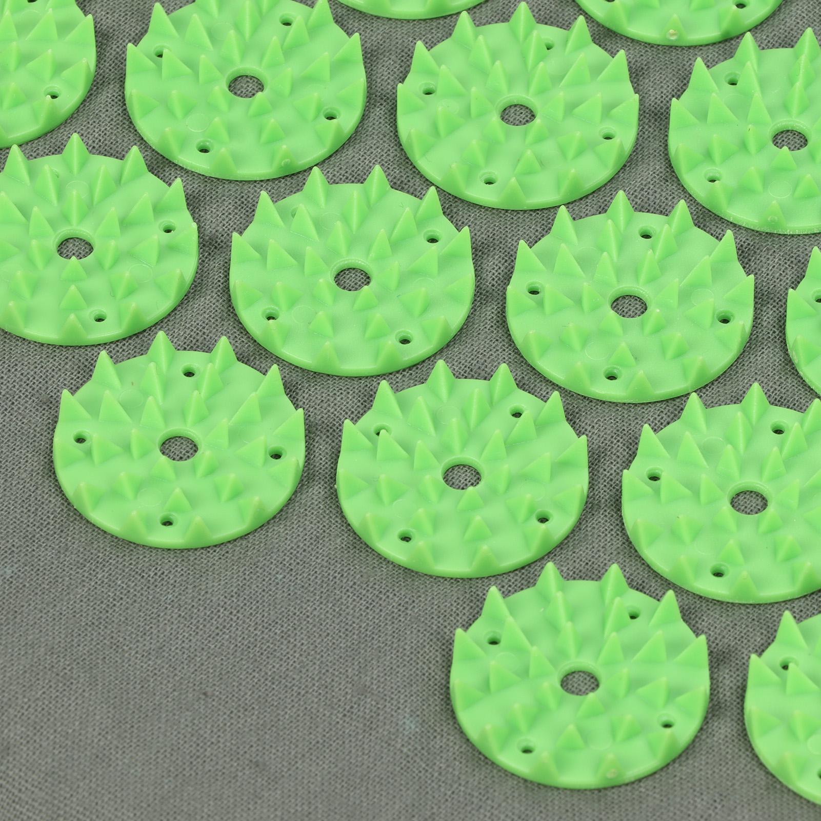 Massage Mat Polyester Cotton Acupressure Massager Acupuncture Cushion with Pillow