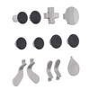 Game Controller Component Pack Silver with Storage Case Charging Dock 6 Thumbsticks 4 Paddles 2 D