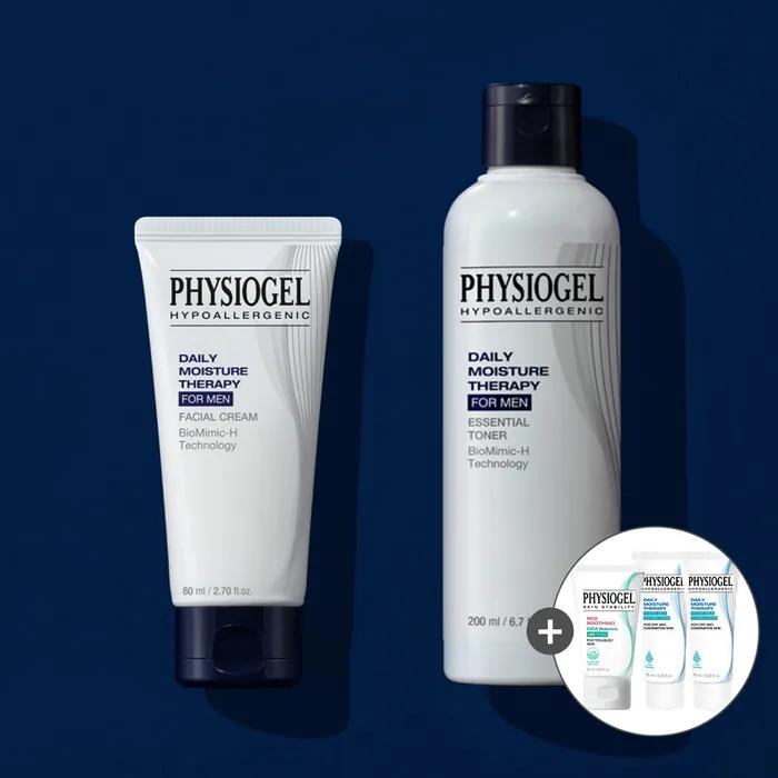 

Physiogel_DMT For Men Cream 80ml + DMT For Men Essential Toner 200ml + DMT Cica Soothing Cream 10ml X 2 + AC Foam Cleanser 20ml X 1