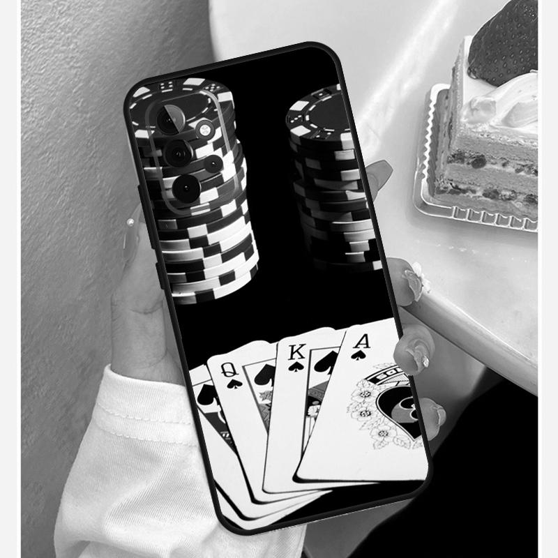 Las Vegas Casino Poker Case For Samsung Galaxy A15 A25 A35 A55 A51 A71 A12 A32 A52 A13 A33 A53 A14 A34 A54 Cover