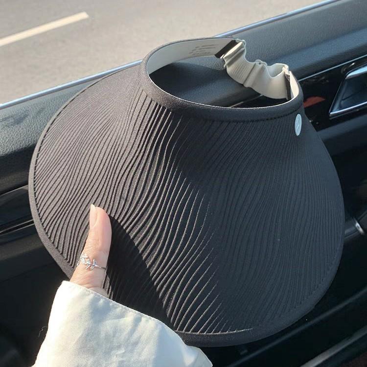 Foldable Non-marking Empty Top Hat Summer Sun Protection Hat Women's Outdoor UV Protection Sun Hat