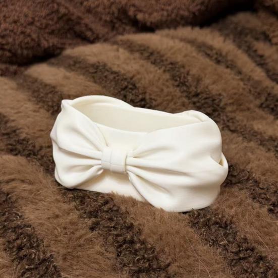 Xiaobudian 3D Print Storage Box, Bow Shape Multifunctional Organizer, Decorative Desktop Bowl, for Jewelry And Beauty Accessories