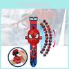 Cartoon Electronic Ultraman Watch For Kids 3-8 Years Old With Projection And Light Feature