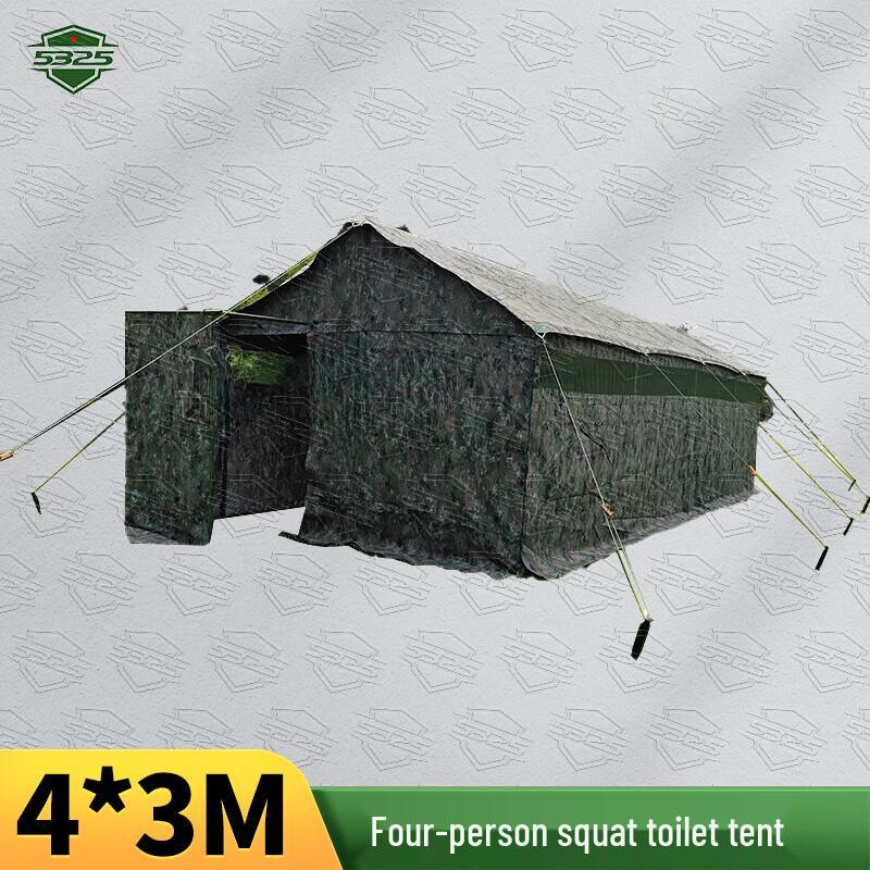 Portable Multi-Stall Emergency Toilet Tent