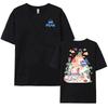 Funny Cartoon Graphic Printing Tshirts Up To The Peak Game Print Tshirt Casual Loose Cotton Oneck T Shirt Streetwear Unisex