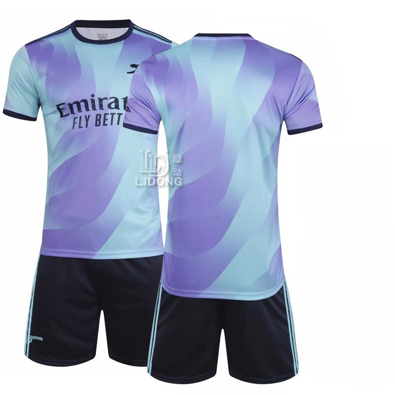 Football training jersey 2425 Arsenal 2 away football jersey No. 7 Saka 8 Erdecaux new jersey No. 41 Lai #16
