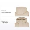 Limitless Down Short Sleeve Jacket Casual Solid Color Hooded Long Sleeve Down Jacket Men Jackets Khaki 1384651-290