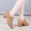 Mesh Breathable Latin Dance Shoes Jazz Latin Tango Women's and Men's Non Slip Dance Shoes 1/2 Inch In Height