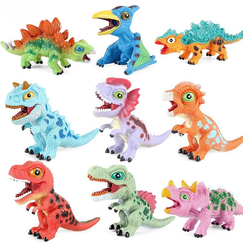 Dinosaur Plush Toy With Sound Soft Silicone For Kids And Collectors