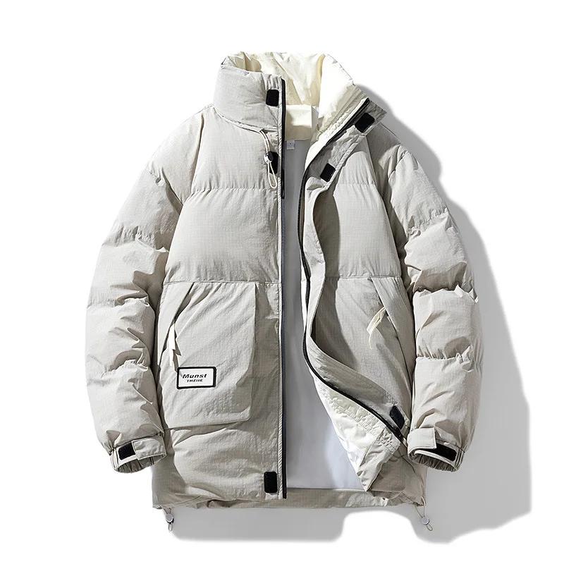 

Новое поступление, зимняя модная мужская молодежная короткая рабочая куртка с воротником-стойкой, мужская, больших размеров M-XXL 3XL 4XL 5XL 6XL 7XL 8XL 8XL легкие хаки