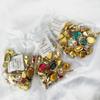Mixed 50-Piece Crystal Claw Chain Set for DIY Wedding Dress & Headdress Accessories