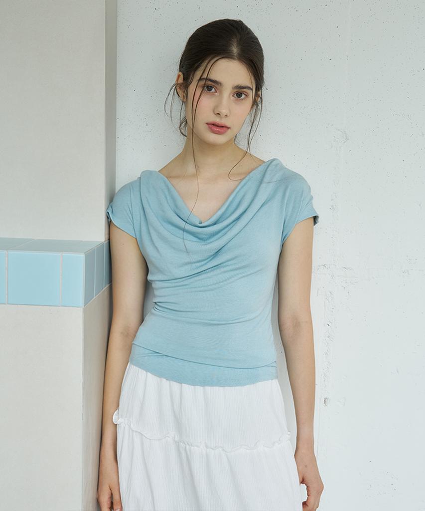 VEM.VER Drape Half Sleeve T-Shirt_3 Colors