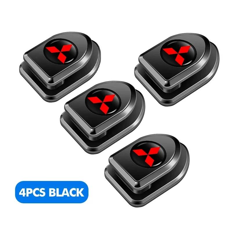 

4PCS Mini Car Hook Holder for Mitsubishi All Models Eclipse Cross ASX Mirage Adhesive Storage Hanger Interior Accessories