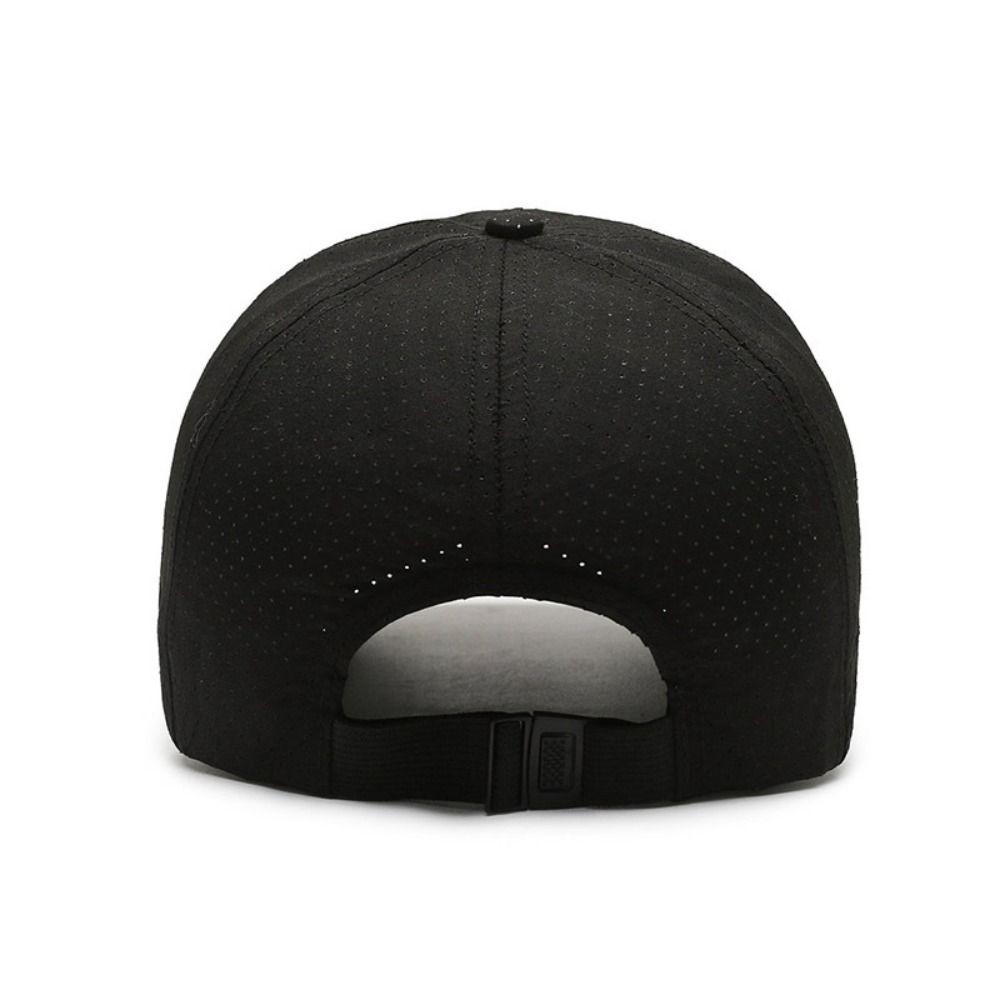 Fashion Breathable Perforated Quick-Drying Hat Sun Protection Adjustable Summer Sun Hat Baseball Cap For Women Men