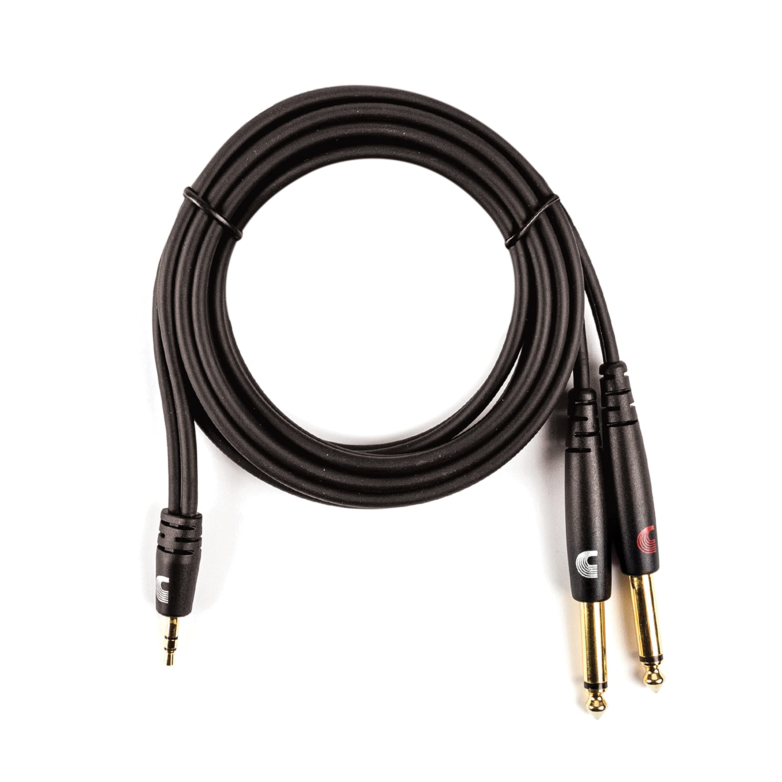

D Addario Custom Series Audio Cable PW-MPTS-06 (approx. 1.8m Stereo MiniPhonex2)