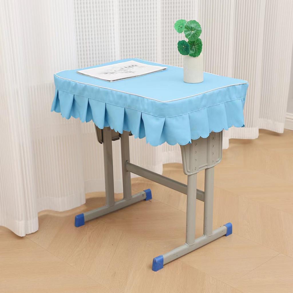 Primary School Tablecloth Classroom Desk Cover School Tablecloth 40 × 60 Single Blue Open Table Cover Student Table Cover