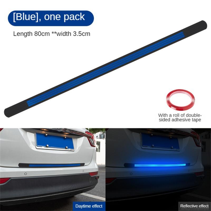Reflective Anti-collision Strips Fashionable Easy To Install Highly Visible Unique Design Visual Alert Rear Bumper Guard Durable