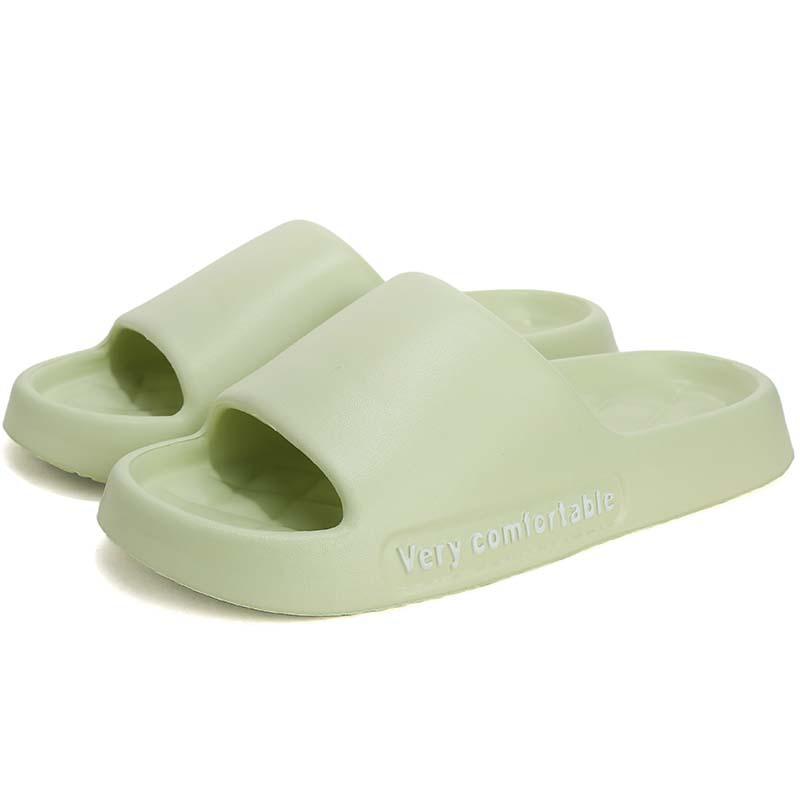 Cool slippers summer home eva soft bottom non-slip silent bathroom bath deodorant stepping on shit sandals couple