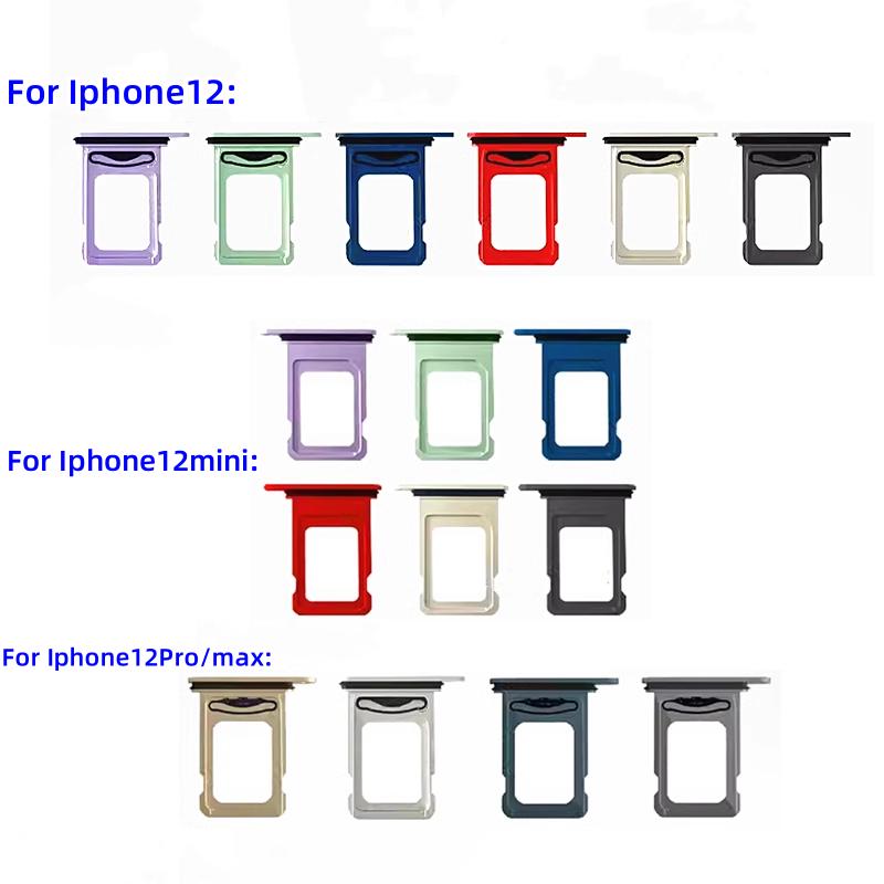

Лоток для SIM-карты Для iPhone 12/12pro/12promax Выдвижной лоток для карты Держатель лоток для чип-карты Разъем считывателя SIM-карт Для iPhone12mini Purple for Iphone12