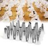 Silicone Pastry Bag Tips Kitchen DIY Cake Icing Piping Cream Decorate Tool Reusable Pastry Bag+Stainless Nozzle