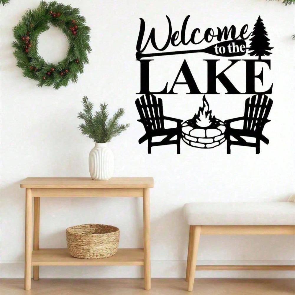 Iron Wall Art for Living Room Modern Home Decor Metal Sculpture Interior Design