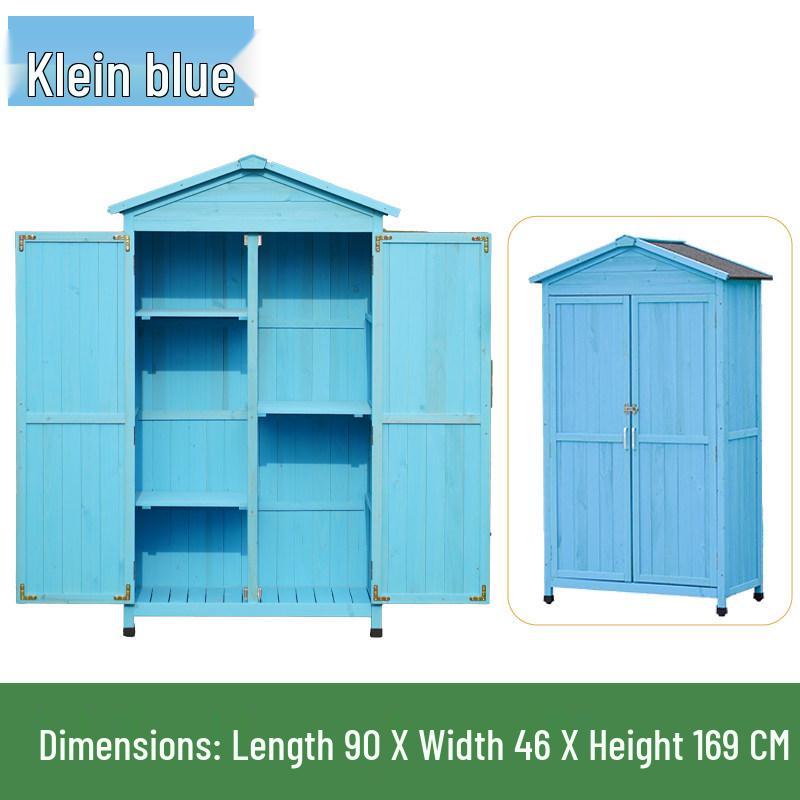 Outdoor Anti-Corrosion Sunscreen Storage Cabinet for Garden and Courtyard