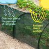 Portable 2-in-1 Greenhouse & Sunshade Net, 3m Quick-Release Garden Tunnel Cover