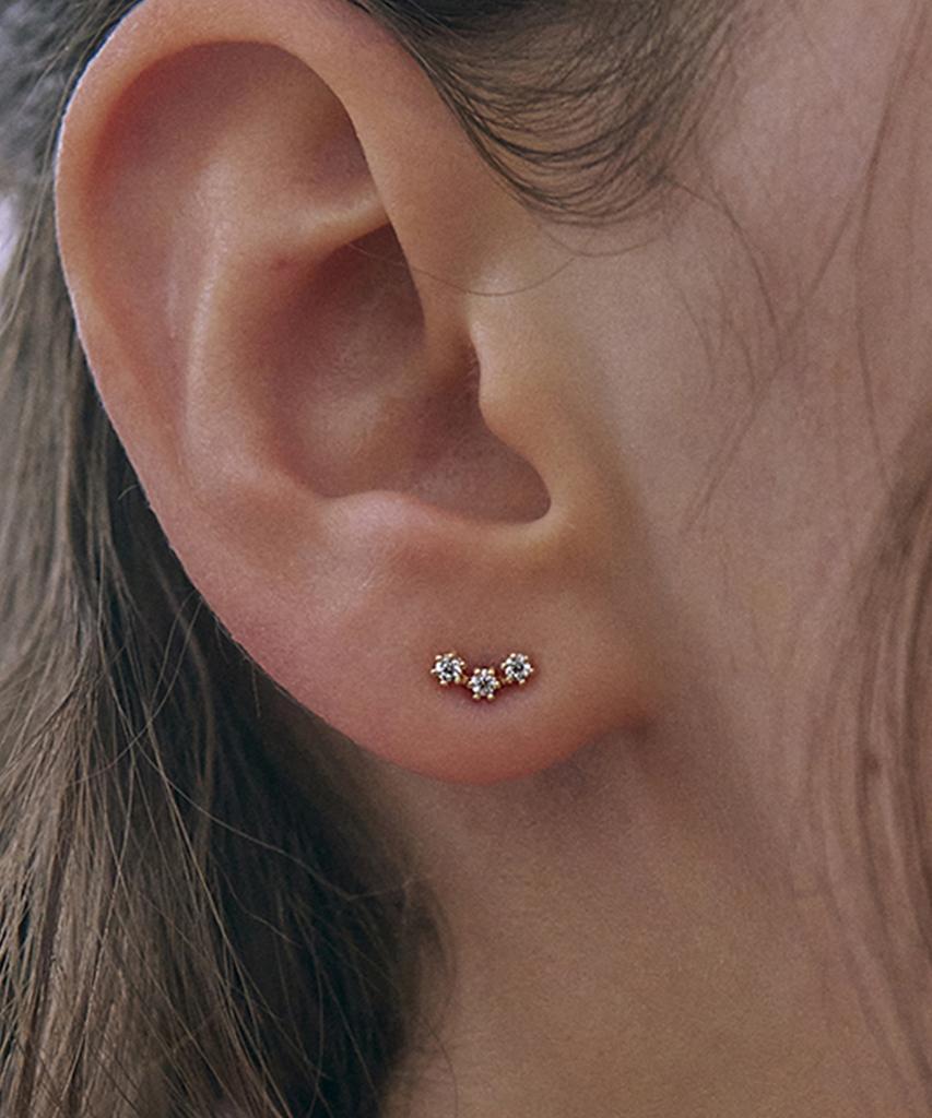Akarki 10K Lumi Arch Earrings