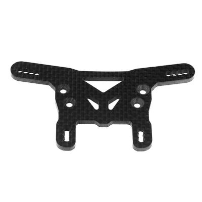 Carbon Fiber Front Suspension Bracket Butterfly Rack OP Upgrade Replacement for Tamiya XV02 58707