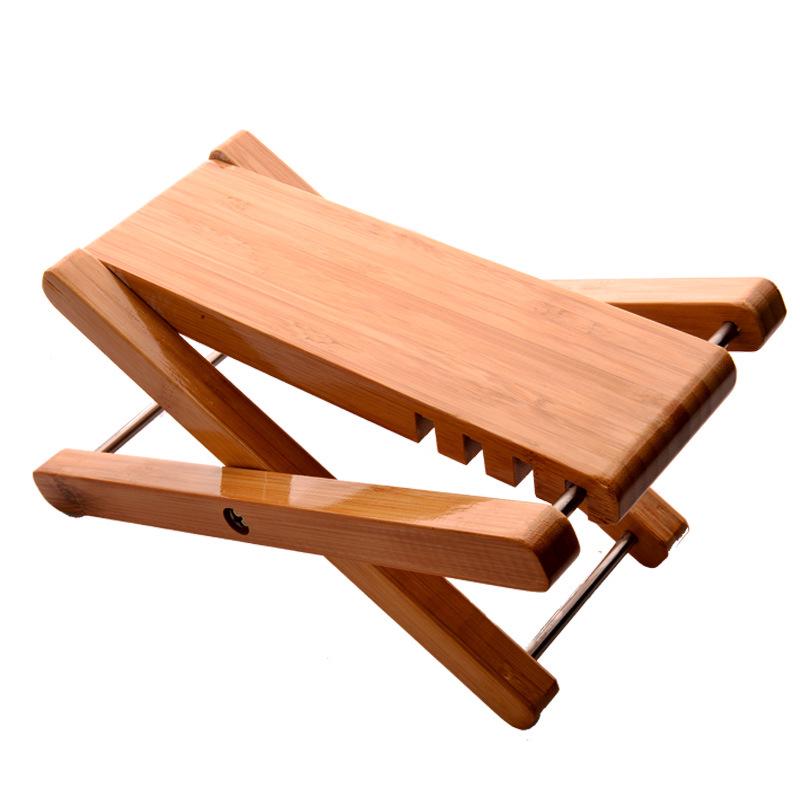 Adjustable Portable Wooden Footrest for Guitar, Erhu & Pipa