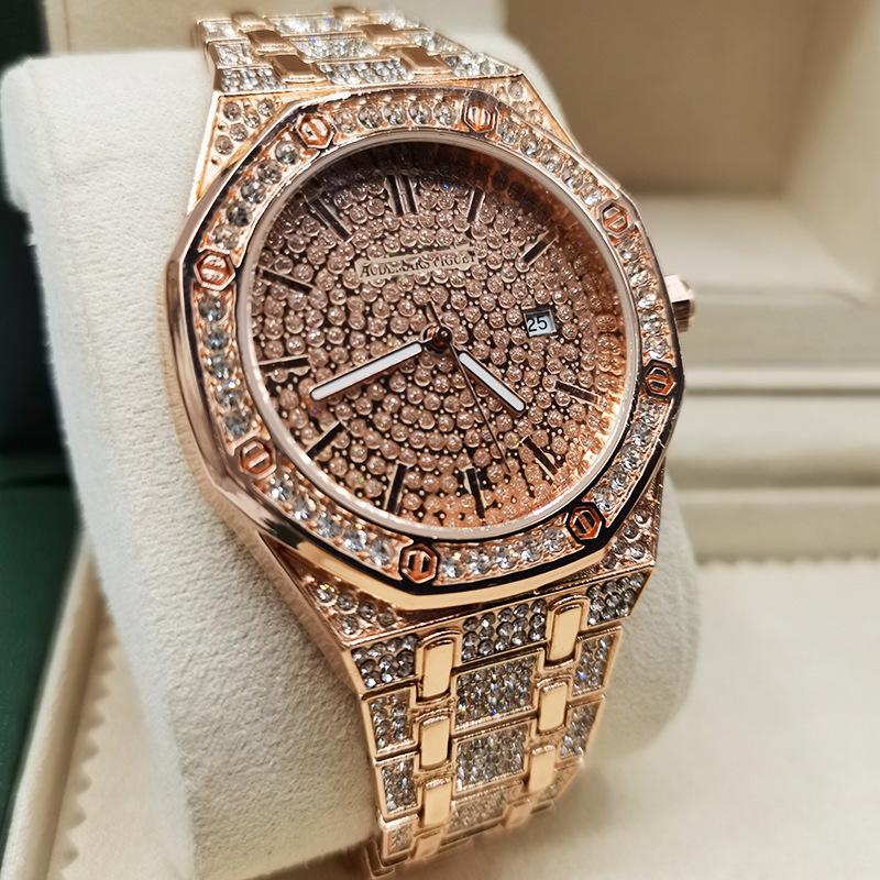 Watch Ladies Gypsy Women'S Watch Diamond-Encrusted Fine Steel Belt Quartz Watch
