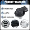 Tail Light Socket, Parking Lamp Connector Assembly No.F1TZ-13411-F/F1TZ13411F for Ford for Mustang Focus F-150 Black, 1 Pc