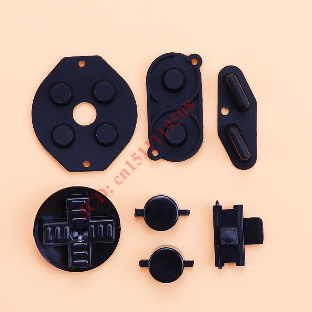 Multi-Color Buttons for Gameboy Classic GB Keypads for GBO DMG DIY for Gameboy A B buttons and Rubber Conductive D-pad Buttons
