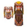 UPALNIK Mesh Long-Sleeve Sun Protection One-Piece Swimsuit for Women