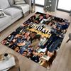 The Rookie Besetzung Collage Teppich für Spielzimmer Schlafzimmer Wohnzimmer Sofa Heimdekor Kinder Spielbereich Teppich Rutschfeste Bodenmatte