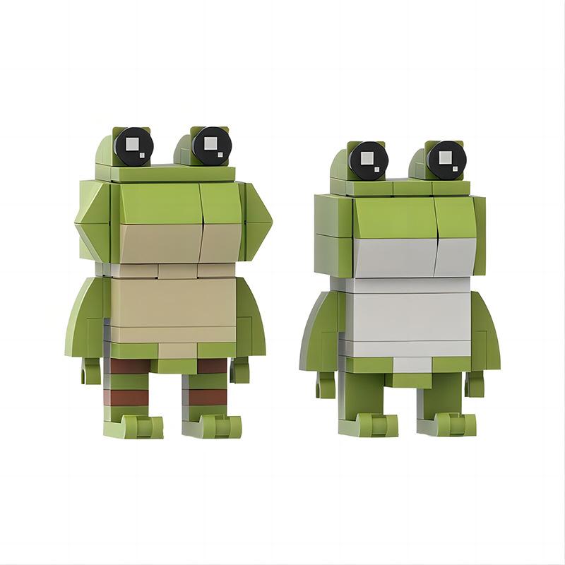 Compatible With Building Block Princess And Frog Brickhead Creative Set Children's Toys Desktop Ornaments