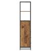 Bathroom Furniture Set Rustic Wood Look 35 X 37.5 X 166 Cm Particleboard