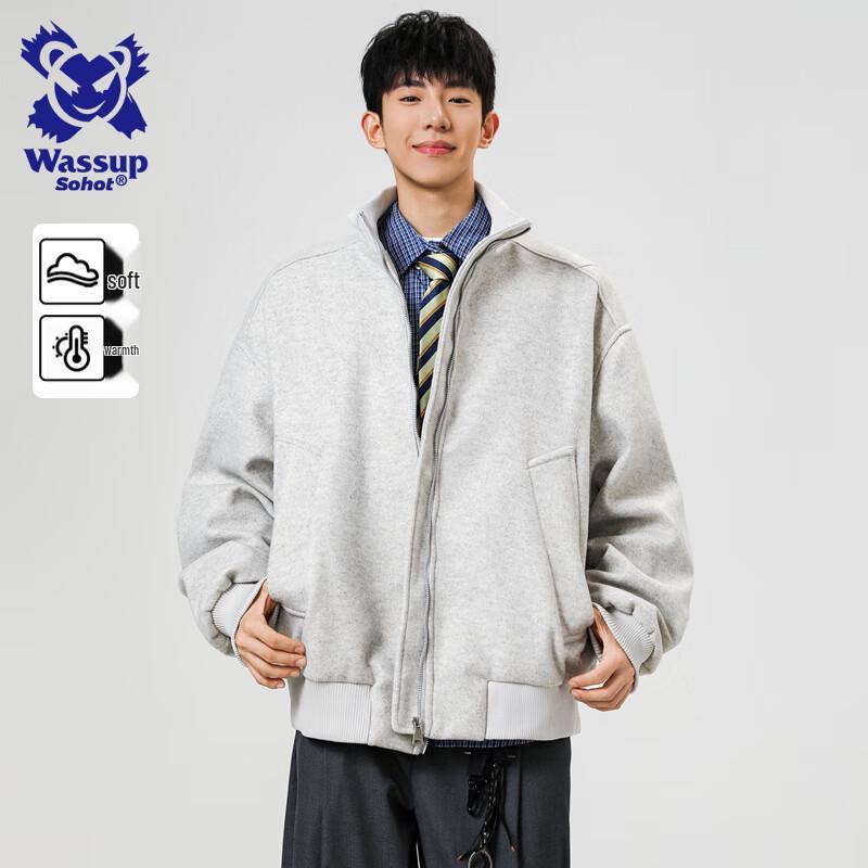 

Wassup Sohot Men s American Retro Winter Jacket L