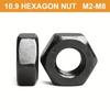 270PCs Carbon Steel Metric Hex Nut Kit - Includes Sizes M2 To M8, Perfect for Your Industrial & DIY Needs