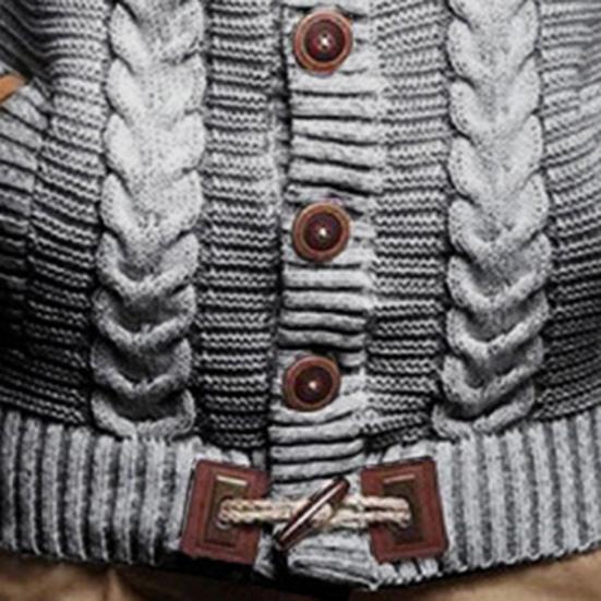 Sweater Coat Wear Resistant Easy Match Long Sleeve Causal Loose Cardigan Sweater for Daily Wear