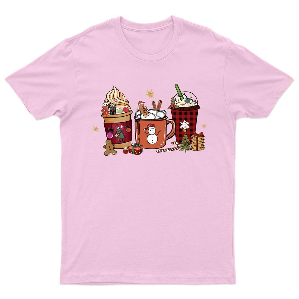 Holiday Drinks Christmas Festive TShirt Unisex Gift Retro Seasonal Funny Xmas
