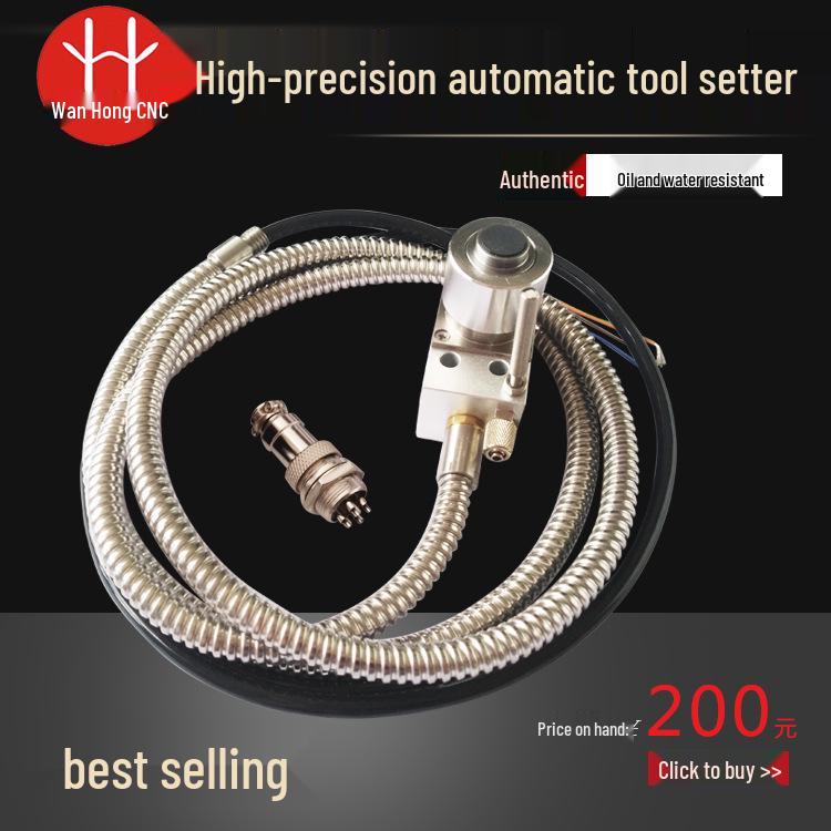 High-Precision Waterproof Tool Setter Block for Engraving Machines with Lathe Oil-Proof Capability.