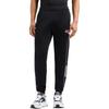 Emporio Armani EA7 SS24 Logo Mid-Rise Cuffed Casual Pants Men Bottoms Black 6DPP53-PJ16Z-1200